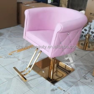 Chaise de salon de coiffure rose, mobilier à la mode, fauteuil de salon de coiffure, - Product Image 6