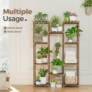 Soporte de Madera Ecológico para Plantas, Estante Alto para Interiores y Exteriores, para Múltiples Macetas, Soporte Grande para Flores, para Sala de Estar - Product Image 6