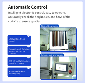 Elevador Automático de Cortinas con Luz LED, Controlado por PLC, Certificado CE, para Inspección de Telas y Productos Textiles para el Hogar - Product Image 5