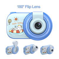 Appareil photo numérique pour enfants, grand écran 2,4 pouces HD 720p 12MP, rechargeable par USB, jeu amusant, appareil photo MP3, cadeau d'anniversaire pour enfants de 3 à 10 ans