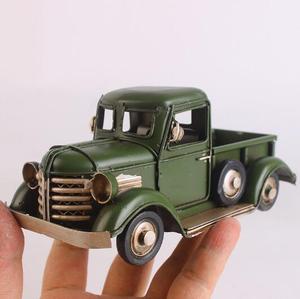 Modèle de camionnette en métal vintage créatif, décoration d'intérieur, cadeau de Noël - Product Image 2