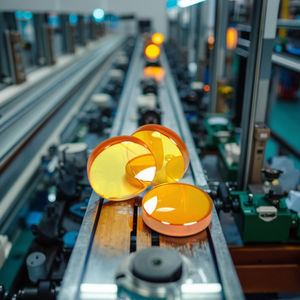 200W <span class=keywords><strong>CO2</strong></span>レーザー装置部品中古CVD Znseレンズ直径20mm、最大出力63.5mm FL - Product Image 1