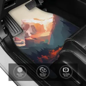 ชุดพรมปูพื้นรถยนต์ Tirepy 4 ชิ้น ทำจาก TPR โพลีเอสเตอร์ พลาสติก ดีไซน์เรียบง่าย สไตล์ธุรกิจ สำหรับรถยนต์ Accord - Product Image 5