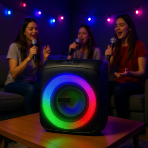 30W 6.5 pouces portable pour machine de karaoké Bluetooth avec 2 microphones sans fil pour adultes - Product Image 2