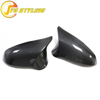 Coques de rétroviseurs latéraux en carbone sec LHD pour BMW M3 M4 F80 F82 F83 F87 M2C, accessoires extérieurs de voiture, kits carrosserie, à coller.