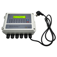 Medidor de Flujo de Agua Ultrasónico Digital con Abrazadera para Tuberías de Agua Caliente, Sensor para Tuberías de Combustible Diésel, Registrador de Datos RS485