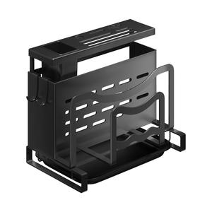 Pratique multifonctionnel planche à découper et couteau étendoir cuisine comptoir Pot couvercles organisateur porte-ustensiles - Product Image 6