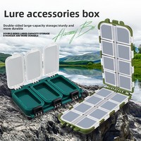 Boîte de rangement étanche en PVC pour leurres, appâts artificiels, accessoires de pêche