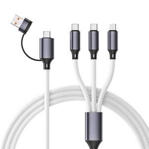 Câble de charge rapide 2-en-3 120W à prix d'usine, universel USB Type C, pour smartphone - Product Image 6