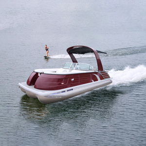 Kinocean nouveau design de <span class=keywords><strong>bateau</strong></span> électrique en aluminium, <span class=keywords><strong>bateau</strong></span> de pêche flottant, ponton, <span class=keywords><strong>moteur</strong></span> de fête, <span class=keywords><strong>bateau</strong></span> de maison à vendre - Product Image 2