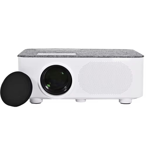 Proyector Compacto con Cubierta de Tela, Diseño Texturizado Elegante, Resolución 1280x720, Transmisor, Altavoz Integrado, Múltiples Entradas - Product Image 1