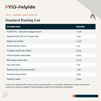 Système de soudage TIG orbital FXT40 Pro K76 K114 pour les joints de tuyauterie en atelier et sur site, avec alimentation en fil programmée et AVC OSC