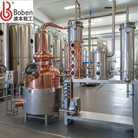 Boben 100L 200L 300L Équipement de distillation en cuivre, Machine à vin, Chaudière de distillation, Distillateur de liqueur, Alambic