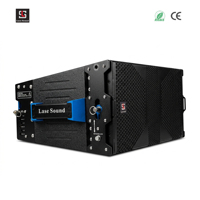 Lasesound A-10W Altavoz Line Array Profesional Dual de 10 Pulgadas, 600W RMS, 136dB SPL Máximo, Sistema de Audio para Escenario, Certificado CE RoHS