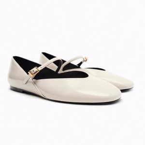 Sandales Plates <span class=keywords><strong>Femme</strong></span> Style <span class=keywords><strong>Ballerine</strong></span> à Enfiler avec Bandeau, Polyvalentes et Faciles à Porter, Chaussures Simples pour Dames - Product Image 4