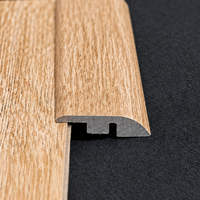 Profilé décoratif de finition pour sol en MDF, moulure de bordure pour revêtement de sol intérieur