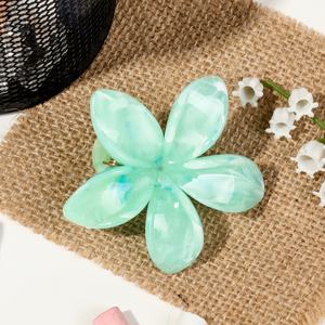 กิ๊บติดผมลายหินอ่อนสีสันสดใสสำหรับผู้หญิง กิ๊บปากเป็ด เครื่องประดับผม ขายส่ง - Product Image 5