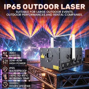 Proyector Láser de Animación RGB, Luz DMX ILDA a Todo Color, Efecto Escénico, Luz Láser de 30W para DJ, Eventos y <span class=keywords><strong>Alquiler</strong></span> en Edificios - Product Image 1