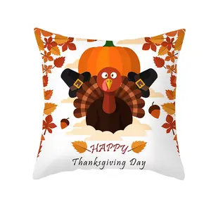 Halloween pillow Turkey mushroom pumpkin cushion thanks giving happy decoration pillow covers home decoration sofa soft pillow