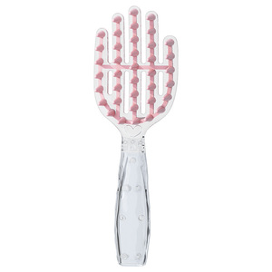 Brosse à cheveux en silicone allongée pour adultes avec dispositif anti-démangeaisons pour le cuir chevelu et brosse de massage - Product Image 1