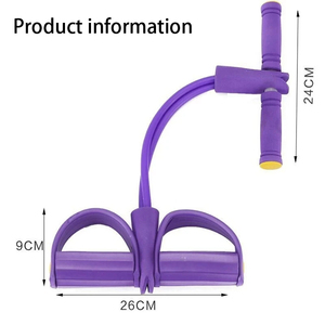 Cuerda de tensión para estiramiento de piernas, auxiliar para abdominales, banda de resistencia de yoga para mujer, para abrir hombros y espalda - Product Image 6