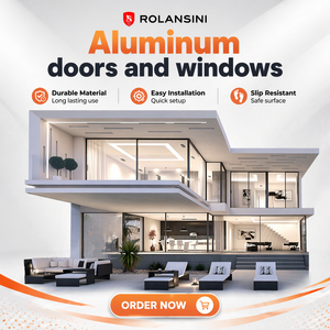 Livraison rapide, vente en gros, fenêtres coulissantes en aluminium isolées thermiquement, fabriquées sur mesure pour les hôtels et villas en Espagne, Ventanas <span class=keywords><strong>De</strong></span> Aluminio - Product Image 1