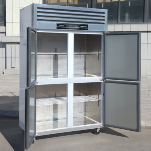 상업용 2도어 스테인리스 스틸 업라이트 디스플레이 냉동고 대용량 구리 파이프 업라이트 냉동고 (레스토랑 주방용) - Product Image 2