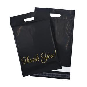 Sac d'expédition personnalisé avec logo, finition mate, poignée de luxe, double adhésif auto-scellant, pour chaussures, sous-vêtements, chaussettes, fourrure, en polyéthylène HX - Product Image 4