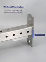 Barre de traction horizontale en acier inoxydable, extensible, à fixer sur une porte, pour l'entraînement physique en intérieur