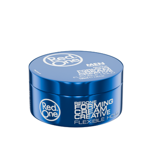 Redone Crema Fijadora Flexible Azul Marino 100ml Cera de Fibra Creativa Fijación Fuerte Mate Gel para el Cabello Unisex Vitamina E No Grasoso - Product Image 1