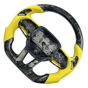 Accesorios Interiores para Automóviles, Volante de Fibra de Carbono Blanca con LED para <span class=keywords><strong>Dodge</strong></span> <span class=keywords><strong>Challenger</strong></span> Charger SRT 2015 2016 2017 <span class=keywords><strong>2018</strong></span> 2019 - Product Image 2