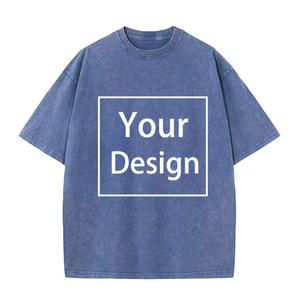 Hochwertige Baumwolle Herren Damen Blank <span class=keywords><strong>T</strong></span>-<span class=keywords><strong>Shirt</strong></span> Plain Designs Übergroße Größen DTG Druck muster Benutzer definierte Logo Grafik <span class=keywords><strong>T</strong></span>-Shirts - Product Image 3