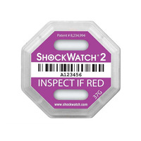 Indicateur de choc en papier adhésif Modèle 37G50G, forte adhérence, étiquette d'impact personnalisable, autocollant antichoc pour équipement optique