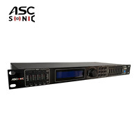ASCSONIC AD48 Processeur vocal pour enceintes professionnelles 4 entrées 8 sorties, système de traitement audio numérique DSP, contrôleur