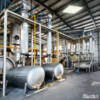 Usine de pyrolyse et de distillation automatique des pneus : transforme les pneus et le plastique en huile de pyrolyse, carburant diesel standard, haute productivité 5-12 tonnes/jour