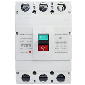 Tengen 630A Tgm1-630L 3P เคสเบรกเกอร์แม่เหล็กความร้อน415V 50Hz - Product Image 1