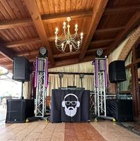 Tour de support modulaire robuste en aluminium portable F34 American DJ Lighting Truss Tower Totem pour club, mariage, concert, événement, spectacle