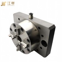 Mandrin de positionnement pneumatique à 4 mors sur mesure pour dispositif de fixation CNC compatible, en acier structurel allié, pour machines de précision 0,002 mm