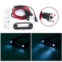 Kit de phares LED pour voiture RC avec support de montage, lampe avant pour Crawler RC 1/24, éclairage de mise à niveau pour modèle tout-terrain RC, pièces de rechange