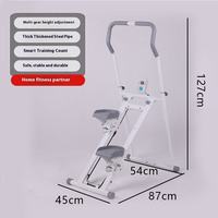 Pratique usage domestique intérieur pliable en acier pas à pas multifonctionnel équipement de Fitness pente escalade Machine escalier grimpeur manuel