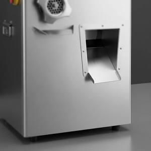 Hachoir à viande 2-en-1 avec grille en acier inoxydable, poignée latérale encastrée et pieds en caoutchouc pour hacher le bœuf, le porc, le poulet et préparer des galettes - Product Image 5