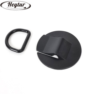 Heytur - Juego de 4 Anillas en D de PVC Negras para Kayak Inflable, Canoa, Accesorios para SUP, Hebilla para Cuerda - Product Image 5