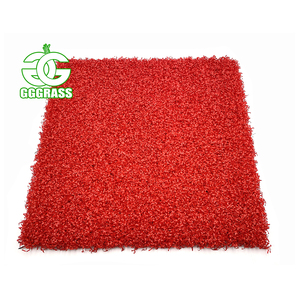 Gazon rouge de 12mm, 13mm, gazon de terrain, Tennis, gazon artificiel - Product Image 3