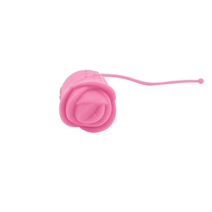 Nhà Máy giá thiết kế dễ thương túi trà lọc Bộ lọc Rose Flower Shape Silicone <span class=keywords><strong>Tea</strong></span> infusers - Product Image 1