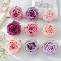 Têtes de roses artificielles, fausses roses pour bouquet de mariage DIY, arrangement floral pour la maison, décoration artisanale, vente en gros