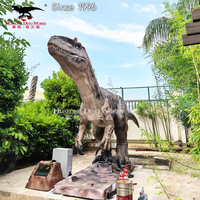 Modèle animatronique de dinosaure artificiel Yongchuansaurus pour parc d'attractions