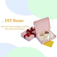 Vente en gros Boîte pliante personnalisée en papier ondulé bon marché de haute qualité Boîtes d'expédition roses Boîtes d'expédition imprimées personnalisées
