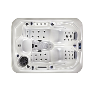 อ่างจากุซซี่ขนาดเล็ก Sunrans ขายดี อ่างสปาสำหรับกลางแจ้ง 3 ที่นั่ง มินิฮ็อตทับ ลดราคา - Product Image 2