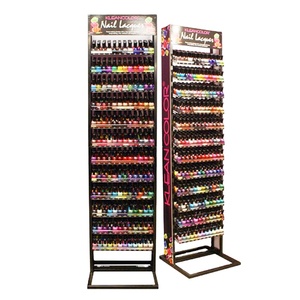 Hiện đại miễn phí thường vụ kim loại chăm sóc sắc đẹp Rack cho cửa hàng bán lẻ Salon sàn sản phẩm sơn móng tay Hiển thị kệ - Product Image 1