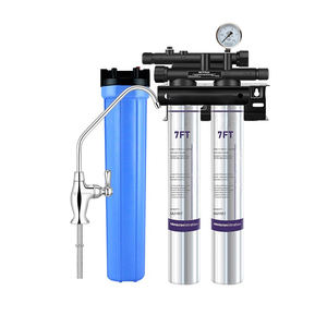 Ad alta pressione 10 pollici BigBlue depuratore d'acqua alloggiamento PVC plastica sistema di filtraggio dell'acqua con valvola di limitazione della pressione - Product Image 1